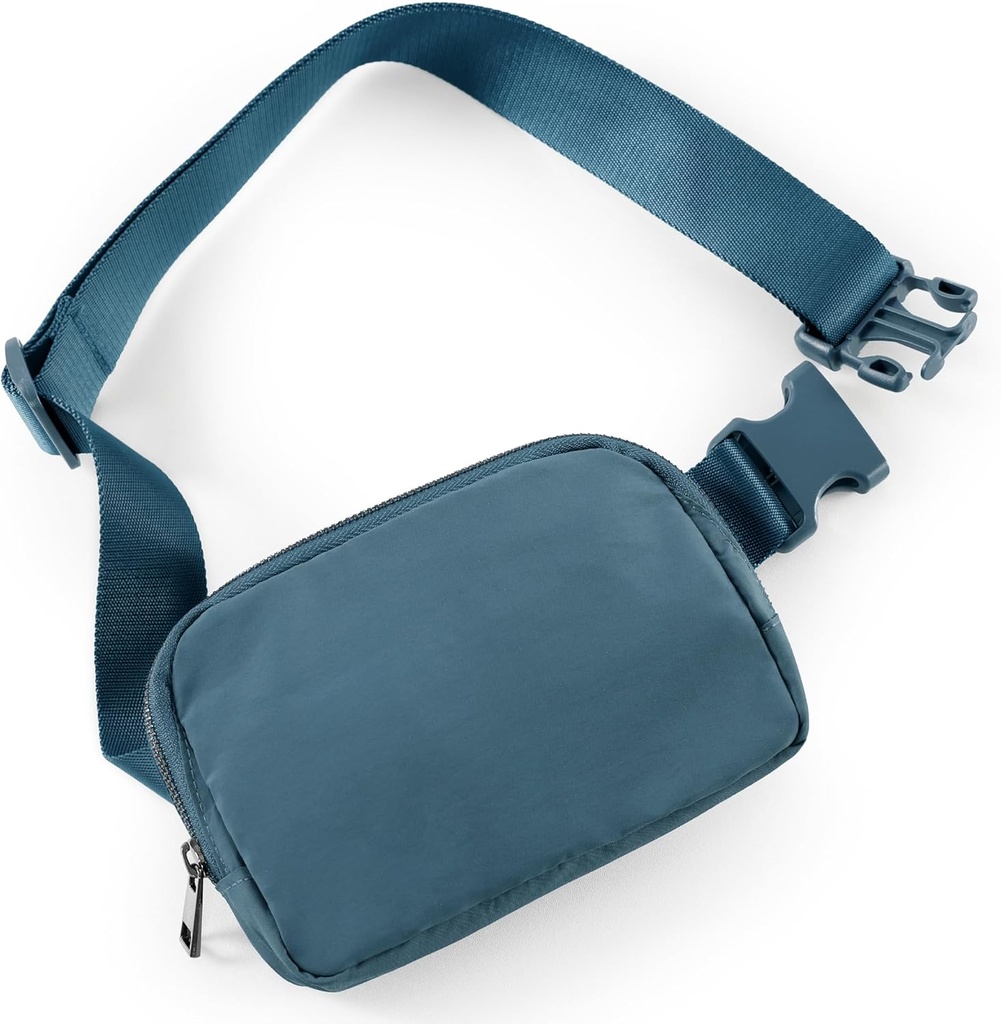 ODODOS Unisex Mini pásek Bag s nastavitelným popruh malé Fanny Pack pro cvičení běh turistika, modrá