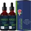 Prostata Léčba Kapky - Prostata Relief Kapky, Prostate Přírodní Bylinné Kapky, DHT Skříň Močové zdraví & Prostate Supplement pro Mens zdraví (2ks)