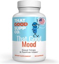 To dobré Supp Co - To dobré Mood Support Dodatek pro ženy a muže - Mood Booster, Podporuje se Stress Relief & Cognitive Well Being - Vitamin B12, 5-HTP, Ashwagandha Root, GABA - Made in USA