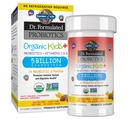 Zahrada života děti Probiotika, Dr. Probiotika Organické děti + Vitamin C & D, Strawberry Banana, Gluten Dairy & Soy Free Imunity & Digestive Health Supplement, 30 Chewables (Stálé balení)