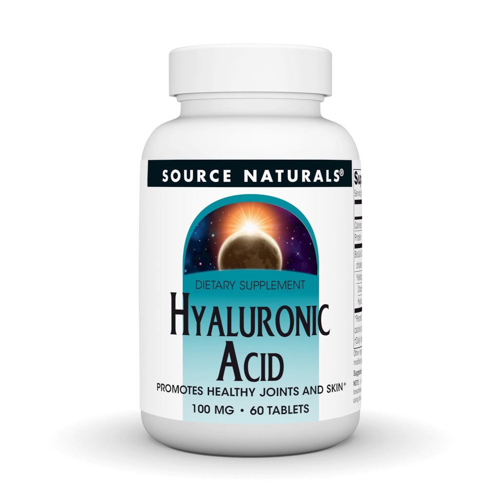 Zdroj Naturals Hyaluronic Acid, Promotes Health Joints and Skin *, 100mg - 60 tablet