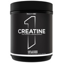 Pravidlo 1 Creatine Powder - Čistá mikronizovaná kreatinová monohydrát pro vysoce intenzivní cvičení a štíhlou podporu tělesné hmotnosti, ochucené a bez příchutí (130 Služeb, Neochucené)