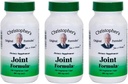 Christopher 's Original Recepty Joint Formule - 100 Vegetariánských kapslí - Synergistická bylinná směs pro společnou podporu - Made in The USA - Balení 3