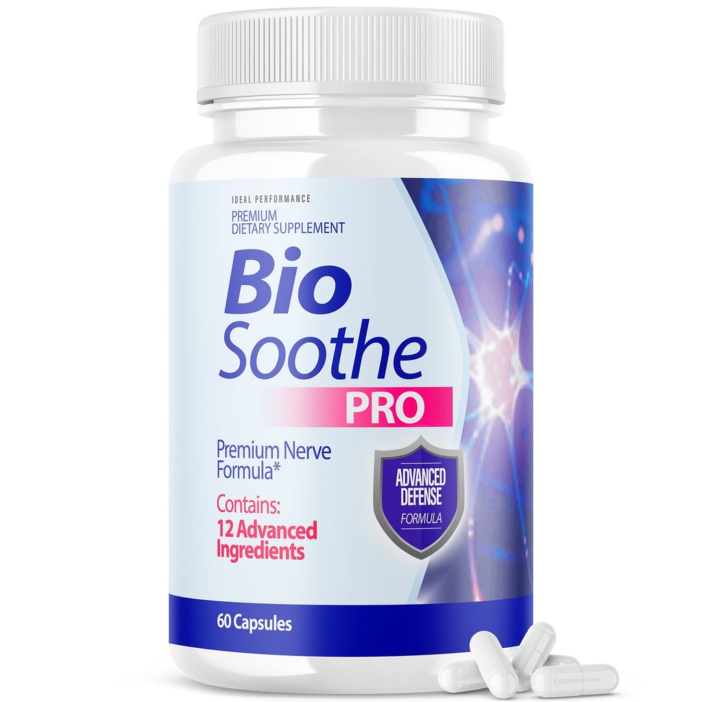 IDEAL VÝKONNOST Biologicky uklidňující Pro Neuropatie Léčba kapsle pro Nerve bolesti Opravy pilulky Bio Soothe Premium doplněk Formule Alfa Fix jehly (60 Kapsle)