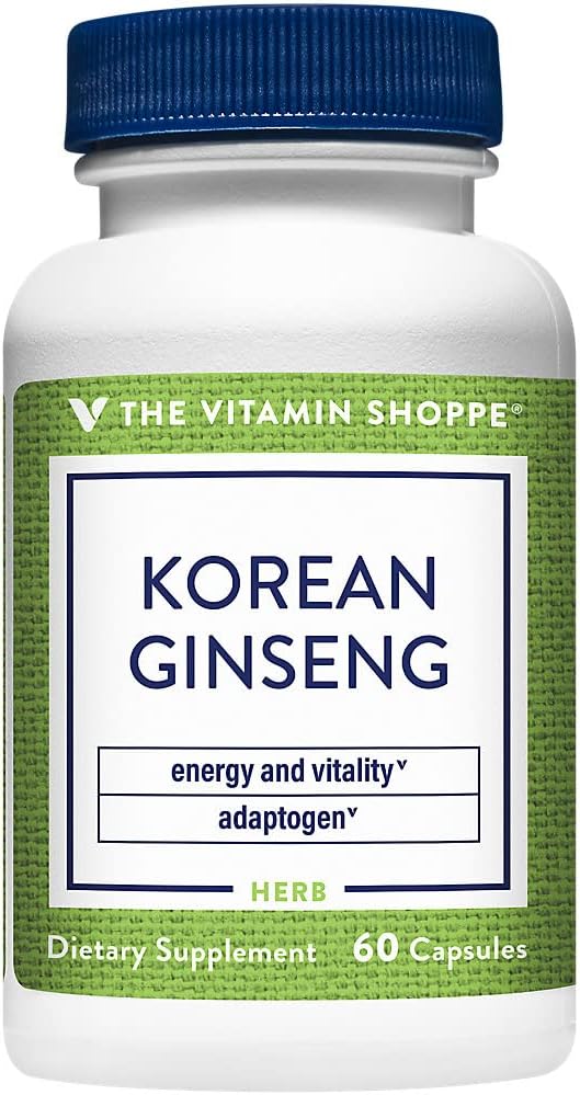 Korejské ženšen celý kořen - Podporuje energii a vitalitu - 648 MG (60 kapslí)