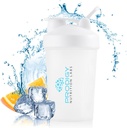 Prodigy Nutriční Labs Premium Shaker láhev ideální pro proteinové třepátka a Pre cvičení -14 Ounce (bílá)