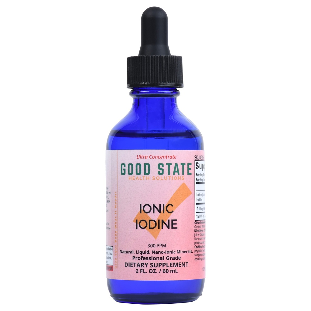 Good State Liquid Ionium Draslík Iodide Dodatek 124; Skleněná lahvička 124; Vegan 124; 150 mcg na 10 Kapek 124; 118 Servings UE 124; Podporuje zdraví štítné žlázy, energie, imunita, metabolismus 124; 2 oz.