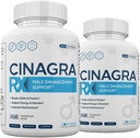 (2 Pack) Cinagra RX pilulky pro muže, Cinagra RX dodatek Advanced Formule, 120 Počet
