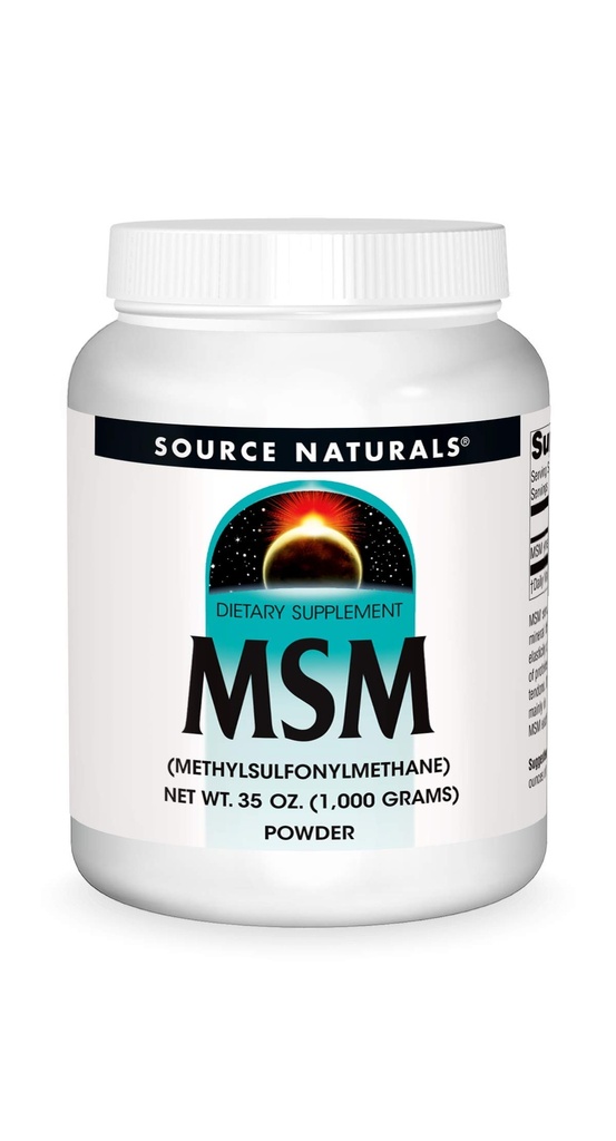Zdroj Naturals MSM (Methylsulfonylmethan) Net WT. 35 Ounce (1000 gramů) - prášek