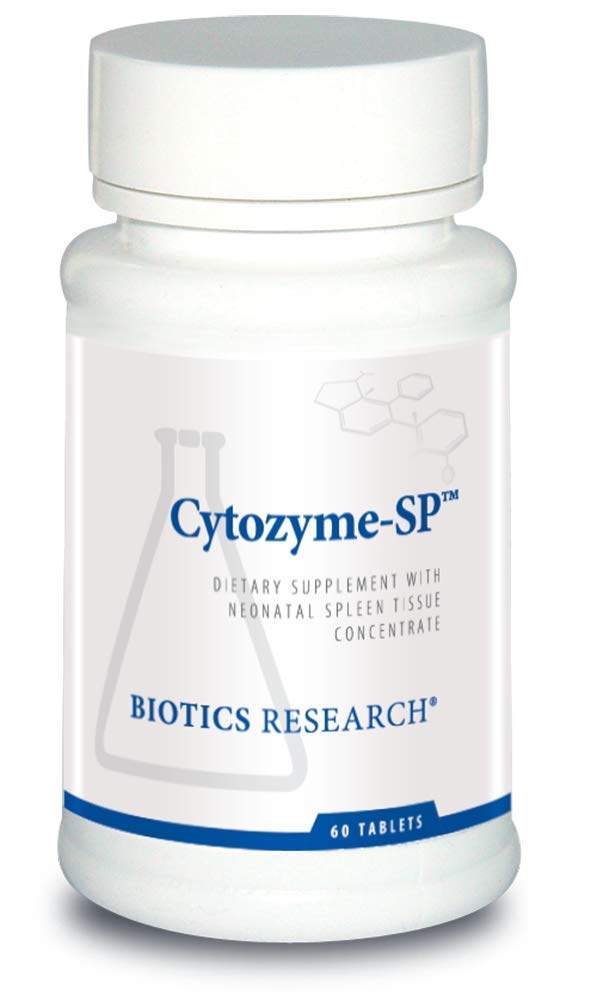 Biotika Výzkum Cytozyme SP Neonatal Spleen, Podporuje zdravé hladiny železa a bilirubinu, poskytuje imunitní podporu, podporuje Spleen funkce, SOD, Catalase, potentní antioxidační aktivity 60 tablet