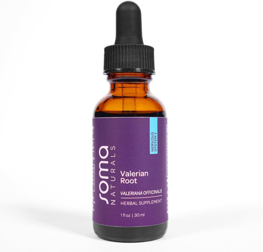 Organic Valerian Root Extract, Performance and Energy Supplement, Udržuje ostrost a rovnováhu, Non- GMO, Gluten- Free, 1fl oz, 30ml