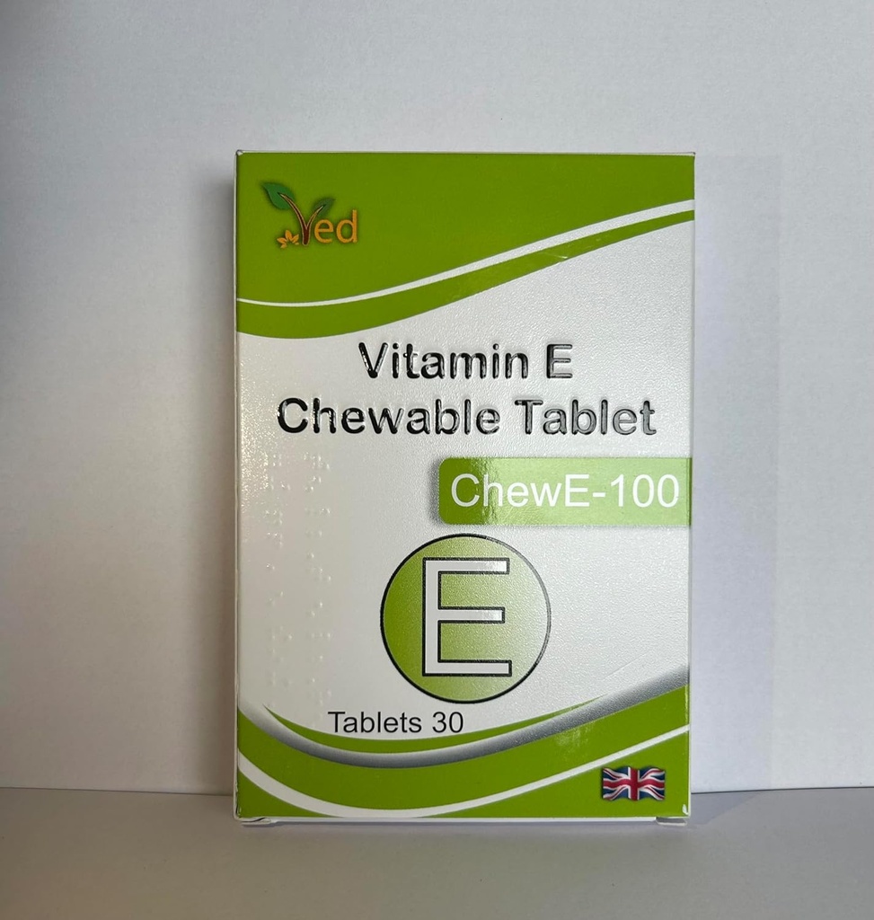 Ved Vitamin E 100 MG Chewable Tableta (Balení po 30)