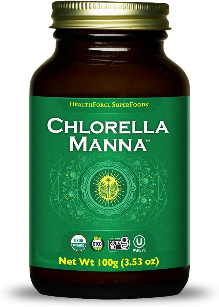 HealthForce SuperFoods Chlorella Manna - Prášek - 100 Grams