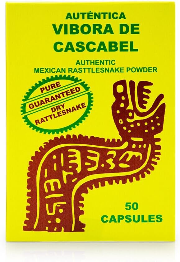 Generická Vibora de Cascabel Kapsle Perorální léčba Péče o pleť Pimples & Akné 50 Kapsle