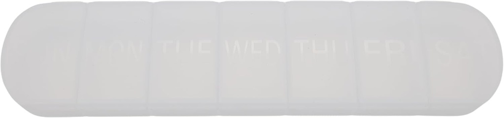 7 dní Týdenní Pill AM PM Organizátor, ShysTech Velký Pouzdro Pill Box 1 čas denně pro pilulky / léky / doplňky / vitamín (čirý)