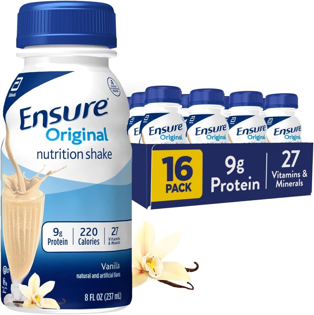 Zajistit Original Vanilla Nutrition Shake CARL 124; Jídelní náhrada Shake CARL 124; 16 Pack