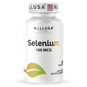 Hallusa Natural - Selen 60 Tablety, Antioxidant a imunitní podpora, Heart Health - 60 Day Supply