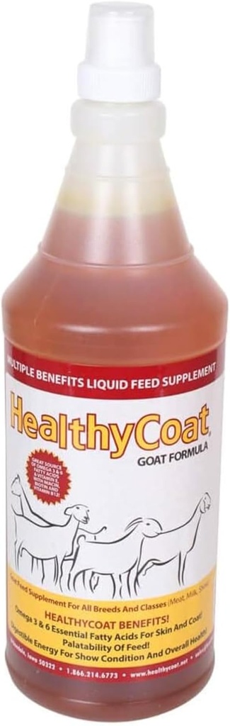 HealthyCoat Kozí Formule: Quart. Pleť, Kabát, Stav těla, Alergie, Imunitní systém, Výroba mléka.