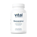Vital Nutrients Resveratrol 124; Ultra High Potency Antioxidant PHAR124; Trans Resveratrol for Cardiovactical and Cell Health Supplementary * PHAR124; Vegan Supplementary PHAR124; Gluten, mlékárenský a sójový Free PHAR124; Non- GMO PHAR124; 60 Kapsle