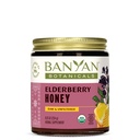 Banyan Botanicals Organic Elderberry Honey - Se Sambucus, Amla & Marshmallow Imunitation Support for Kids & Dospělí * - 8.25 Oz - Syrové, nefiltrované, Pollinator- Friendly, Udržitelně sourced, Fair Wild