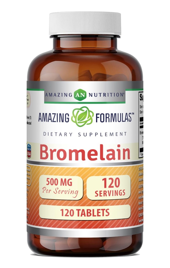 Amazing Difficias Bromelain 500 Mg (300 GDU)