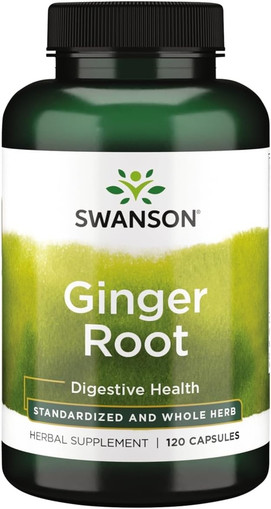 Swanson Ginger Root (standardizované) 250 miligramů 120 tobolek