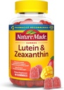 Příroda Made Lutein & Zeaxanthin Gummies, Oko a mozek dodatek, 40 Vegan Gummies, 20 Den Dodávka
