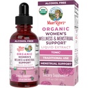 MaryRuth Organics USDA Organic Wellness Liquid Bylinné doplňky CARL 124; Zahrnuje žihadlo, Malina Leaf, Eleuthero Root, Chaste Tree Berry 124; Menstruační podpora CARL 124; Non- GMO, Vegan