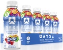 RYSE Čirý proteinový nápoj - Kool- Aid Tropical Punch - 100 Calories, 22g Syrovátkový protein Shake, Sugar- Free, 0g Tuk & Lactose-Free - Občerstvení Ready- to- Drink Nápoje - 16.9 fl oz Lattles (12-Pack)
