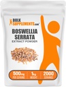 BulkSupplements.com Boswellia Serrata Extract Powder - Boswellia dodatek, od Frankincense Resin - Vegan & gluten Free, 500mg na Serving, 1kg (2,2 lbs) (balení po 1)