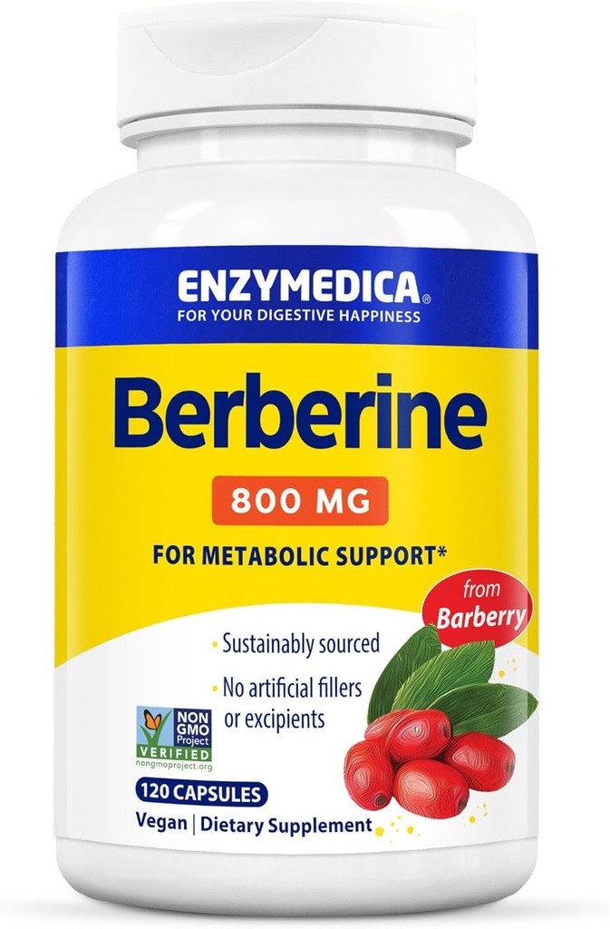 Enzymedica, Berberine, 800mg, 120