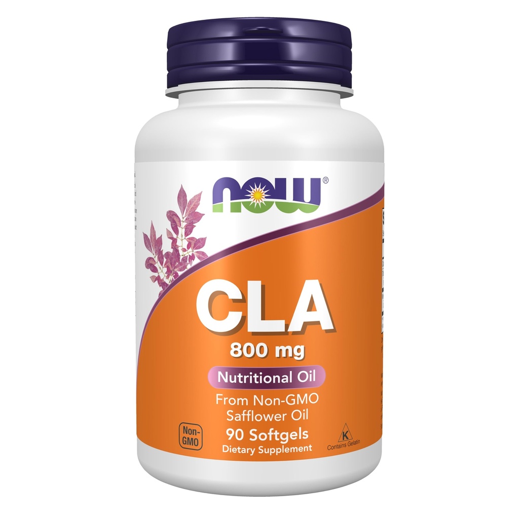 Nyní doplňky, CLA (konjugovaná kyselina linolová) 800 mg, Nutritional Oil, 90 Softgels