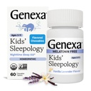 Genexa Sleepology for Children - 60 Tablet CLAS124; Certified Organic & Non- GMO, Melatonin- Free, Lékař Certificated, Homeopatická CLAS124; Sleep Aid for Children