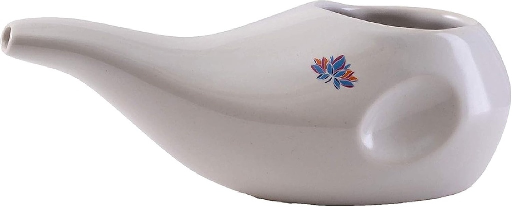 Nejlepší hodnocené keramické Neti Pot - Ergonomický design a ruční výroby, Dove White