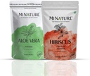 Péče o vlasy combo podle minature current 124; Sada Aloe Vera Powder & Hibiscus Powder 124; 227g Každý current 124; Pure & Natural currency 124; Free from Chemical & Preservatives