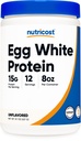 Nutricost Vejce bílý protein prášek 8oz (bez příchutí) - Non- GMO, gluten zdarma