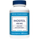Vitamin Shoppe Inositol 650MG, podporuje zdravé funkce jater a buněk (300 tobolek)
