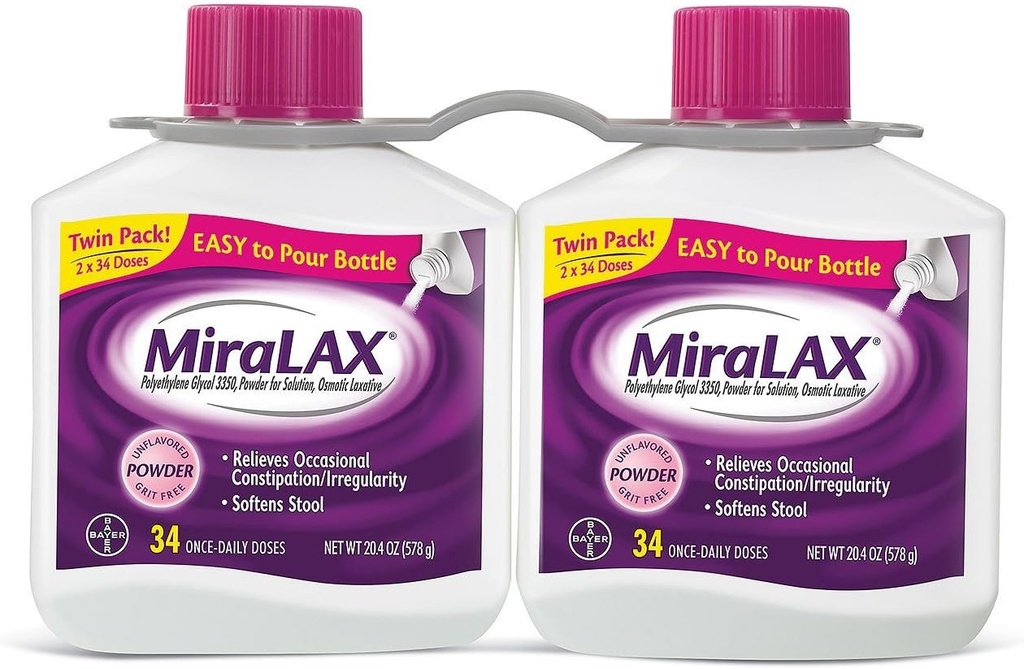 MiraLAX dodatek Prášek pro nafouknutí, 40.8 Ounce