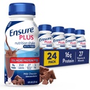 Zajistit Plus Mléčné čokoládové nutriční Shake s fiber current 124; Jídelní náhrady Shake 124; Připravený k pití 124; 16g protein a 27 Vitamíny a minerály 124; 8 fl oz - 24 Pack