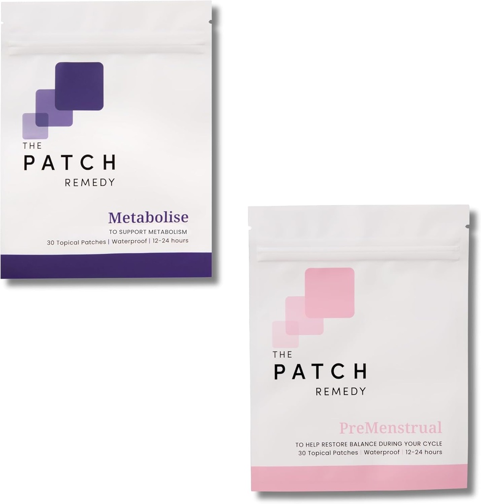 Sada náplastí Remedy Metabolize & PMS Patch pro ženy - (60 Topical Patches)