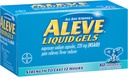 Aluve tekuté gely se sodným roztokem Naproxenu, 220mg (NSAID) Reliever / Horečka Reducer, 80 Počet (Balení po 2)