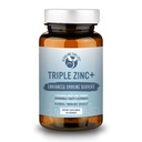 Trojitý zinek Lozengy - 3 formy biologicky dostupného zinku Glycinát, zinek Citrát, zink Aspartát - Zinek Imunitní Supplement Echinacea, Slippery Elm, OPC, Vitamin C, Sukanát Med