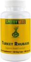 SpeedyVite ® Turkey Rhubarb Formule 124; Podporuje funkci Bowel * CLAS124; Colon Detox a Cleanse Formule CLAS124; Obsahuje Cascara Sagrada, Senna, Psyllium, Aloe Vera, Slippery Elm a další (1x 120 Veg Caps)