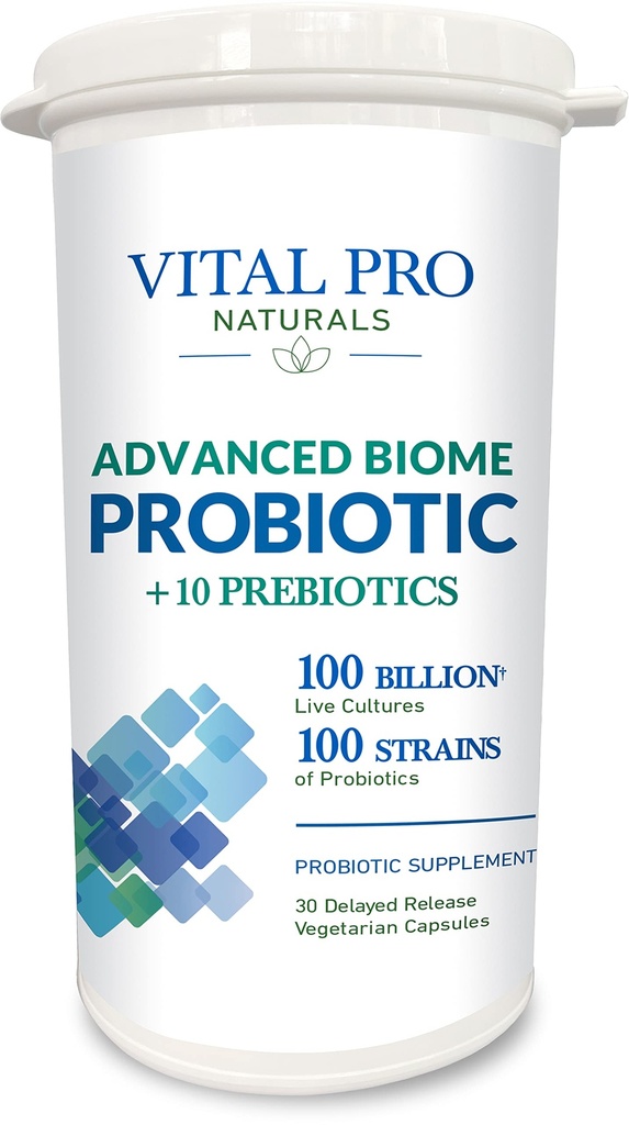 Vital Pro Naturals - Advanced Biome Probiotic Plus Prebiotics 30 Kapsle
