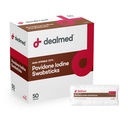 Dealmed Povidon jód 10% Swabsticks - jednotlivě zapečetěné balíčky ideální pro péči o zranění a přenosné první pomoc kity, 50 / Box (balení po 1)