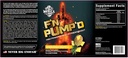 "Merica Labz F 'N Pump' d Stimulant Free, Oxid dusnatý, Plně dávkovaný, Pump PreWorkout prášek (20 Služeb) (nahoru dolů ananas)
