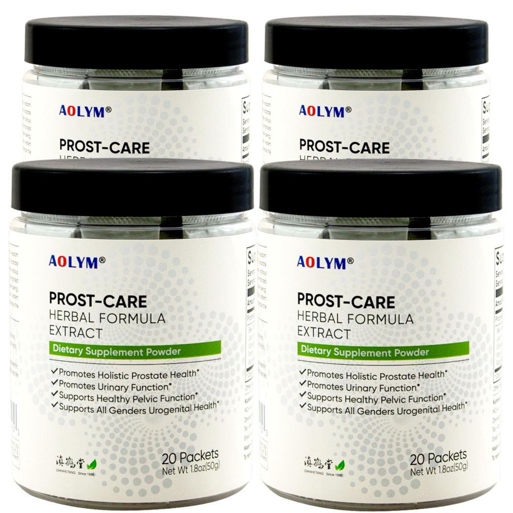 Prost- Care Multi Cílový přírodní Bylinný Formule 4000 mg, Vylepšení Zdravý Močový tok, Podpora Pelvic Wellness & Močová funkce, Vylepšení Prostate Zdraví pro muže 20 Packets / Lahvička (Balení po 4)