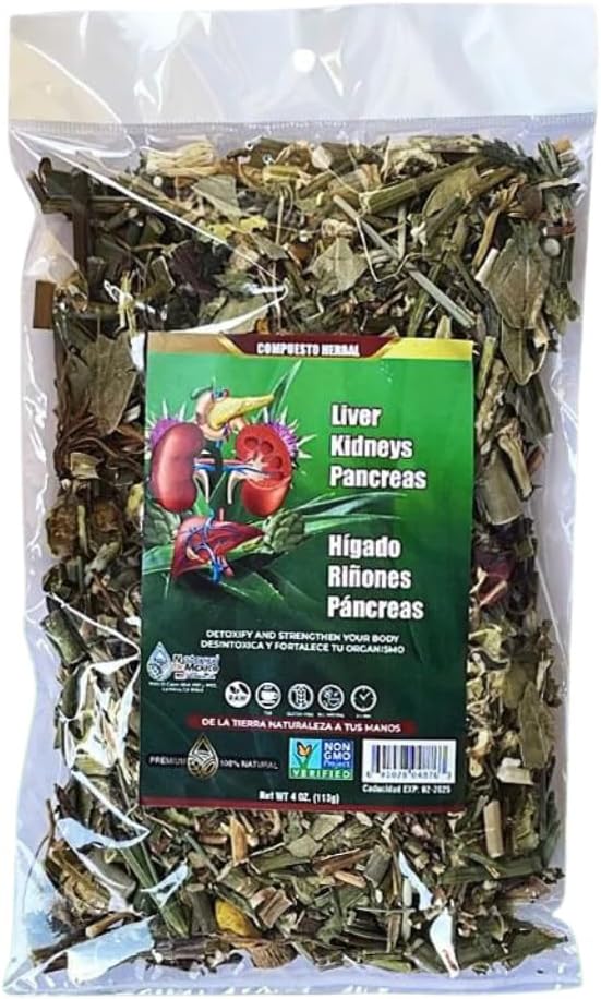 Bylinné směsi jater ledviny a pancreas 4 Oz. 113 Gr. Břišní zánět
