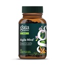 Gaia Herbs Agile Mind - Brain & Cognitive Support Bylinné doplňky - s organickým turmerickým kořenem, Bacopa, Black Pepper, a Ginkgo Biloba - 60 Vegan Liquid Phyto- Kapsle (30- Day Supply)