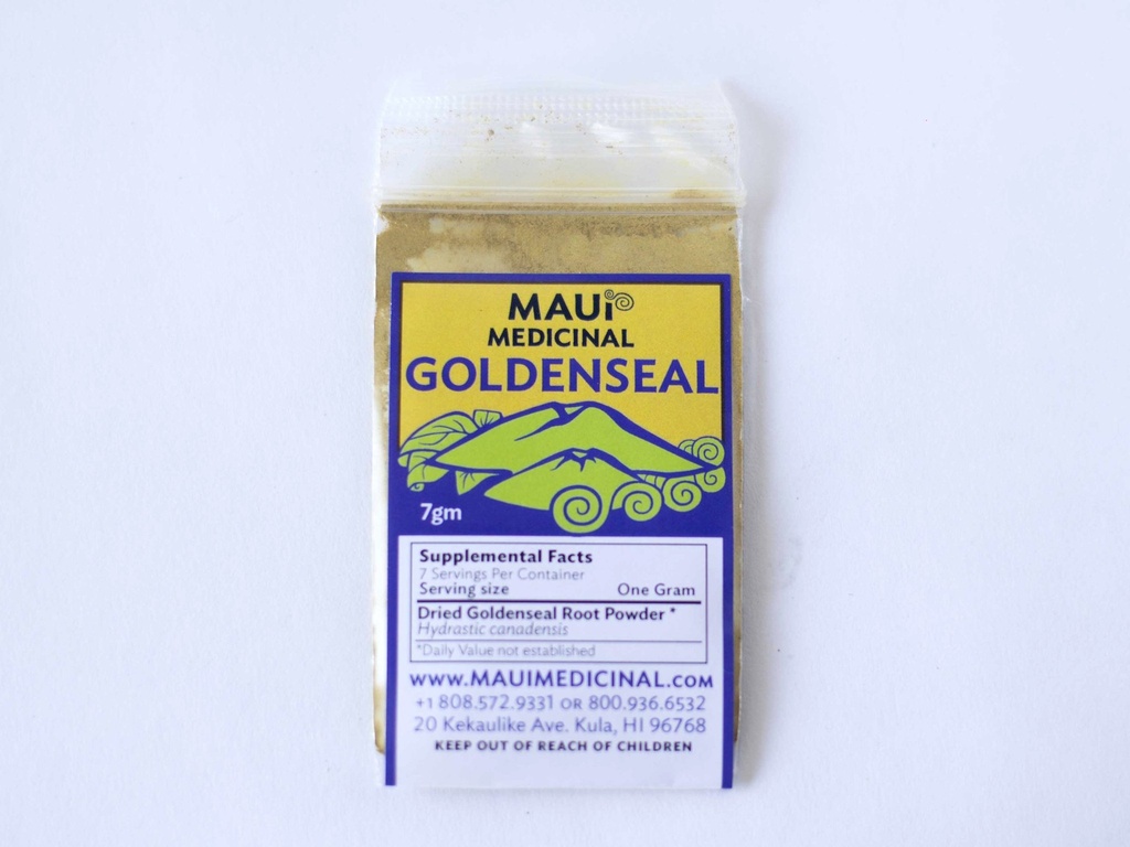 Goldenseal Root Powder 7gm = 1 / 4 oz. * * USA Grown & Packaged * *